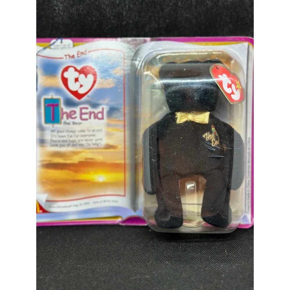 The End the Bear McDonalds TY The End Teenie Beanie Baby 1999 Rare Retired NIB‎
